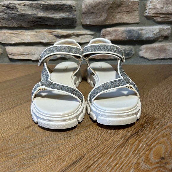 Size 7.5 Michael Kors strap on chunky platform sandals - Picture 6 of 12